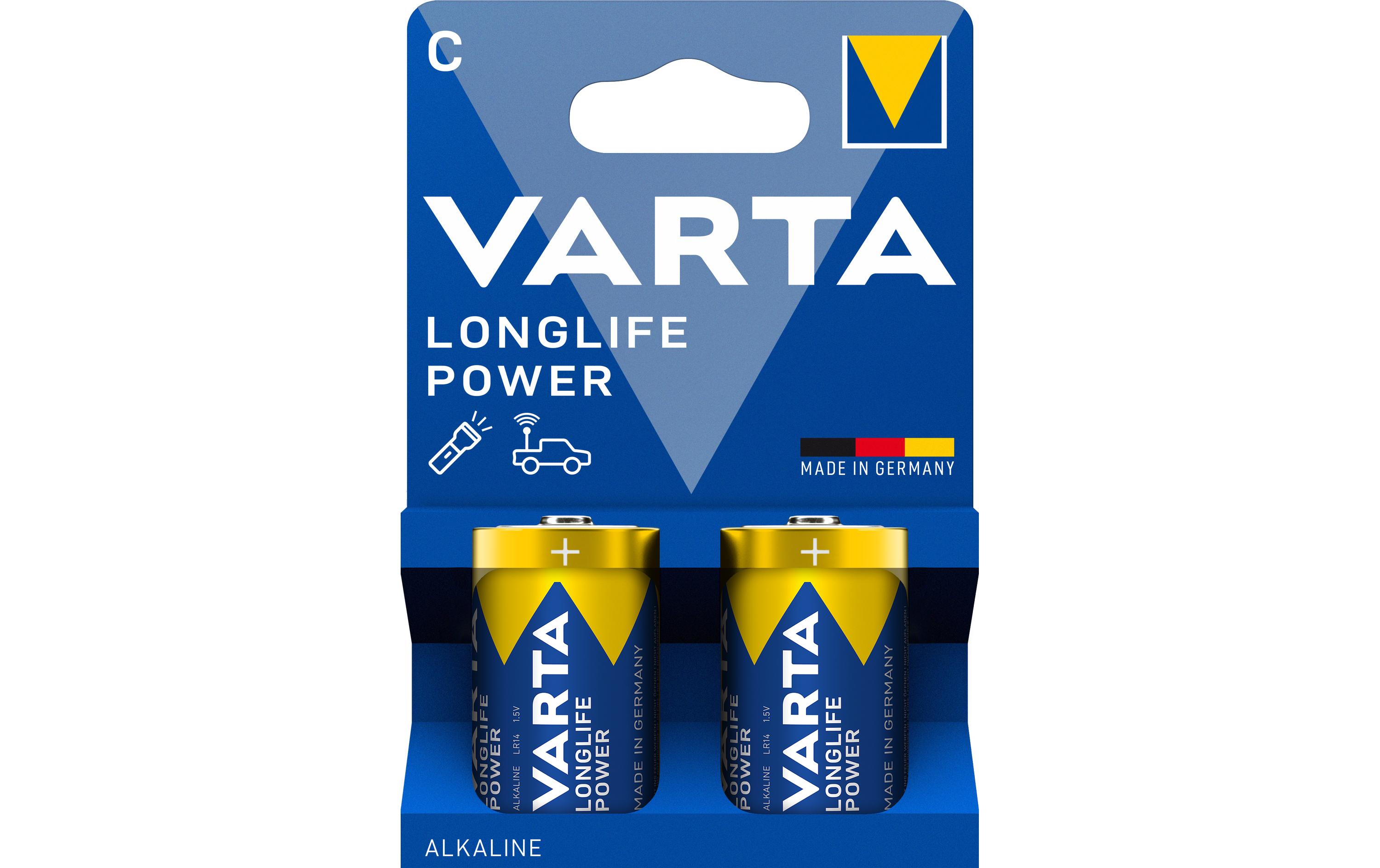 Batterie Longlife Power C , 2 StückTyp C Batterien im 2er Pack