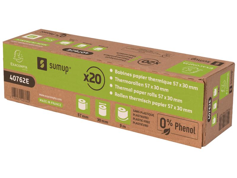 Exacompta Thermo-Papierrolle SumUp 20 Stück Thermopapier