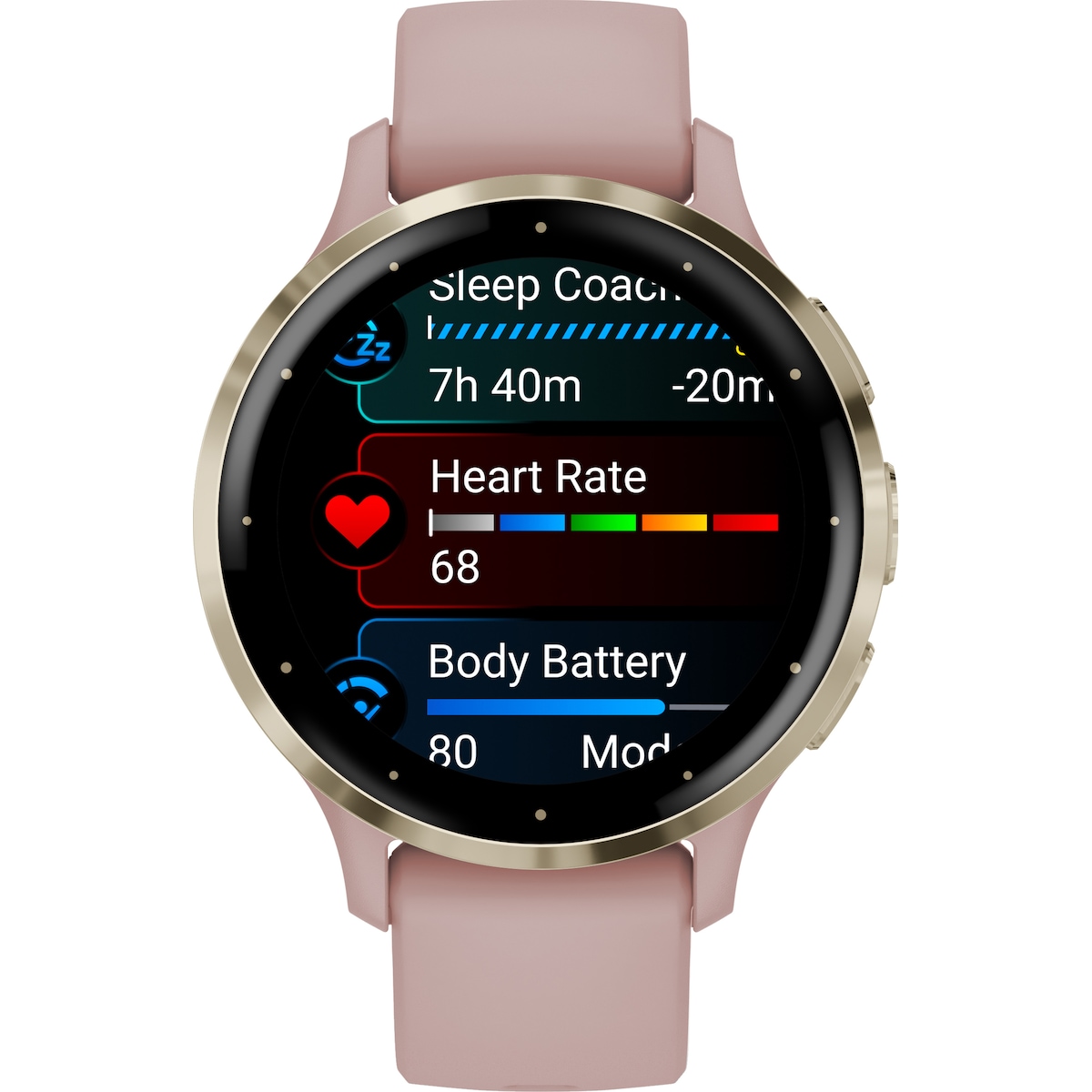 Garmin Venu 3S smartklokke (rosa)