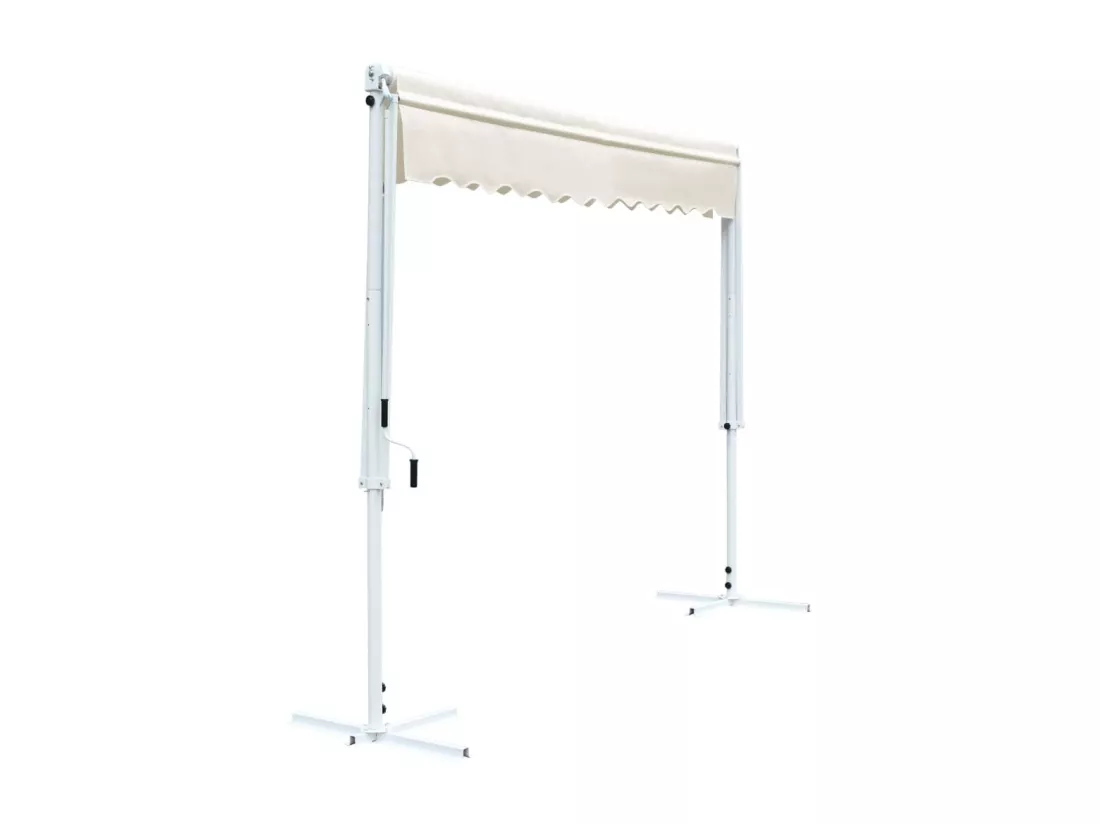Auvent sur pied 3x3 m Crème