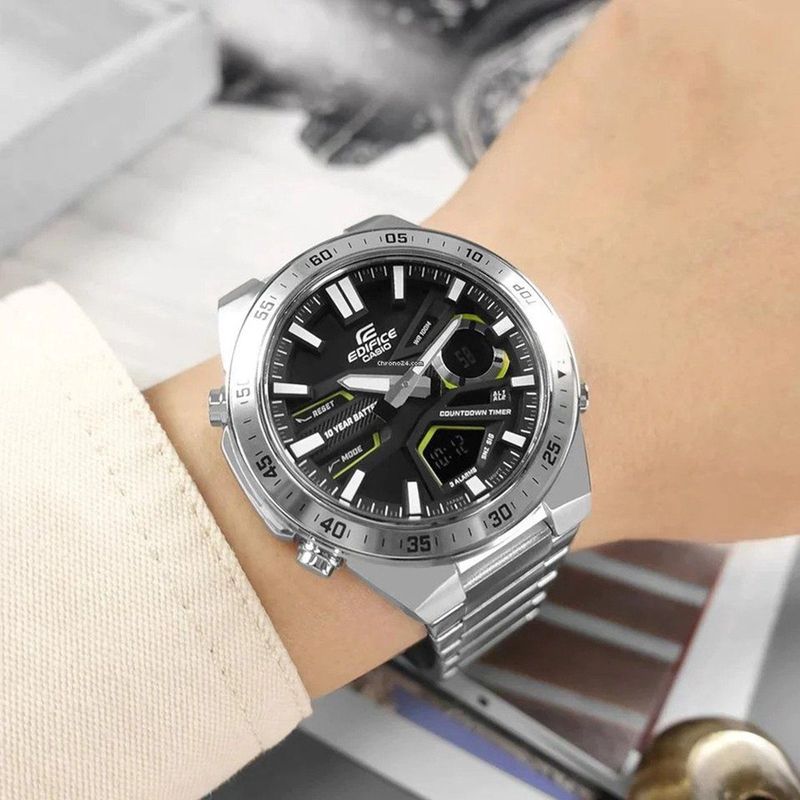 Casio - EFV-C110D-1A3VEF - Edifice Bluetooth - Horloge - Zilver
