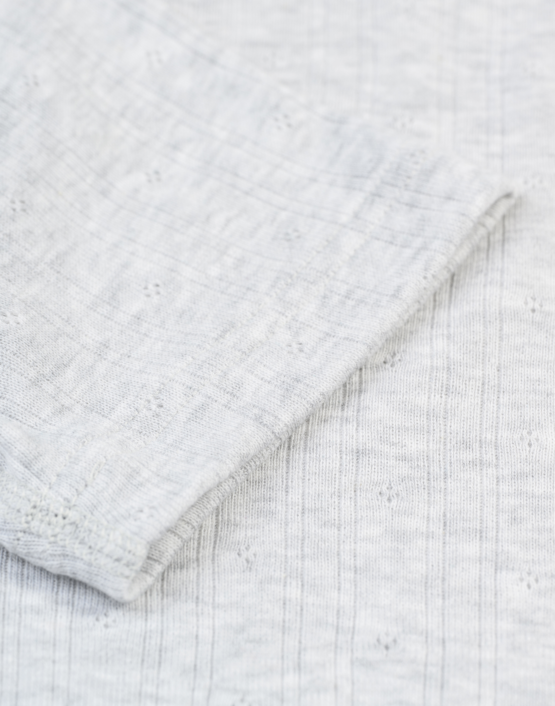 Pointelle T-shirtjurk van katoen voor kinderen
