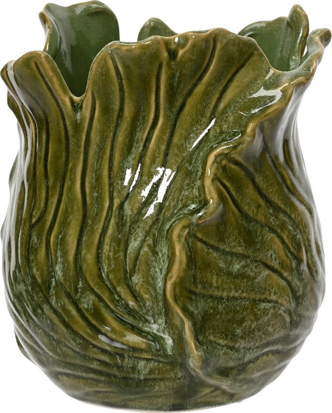 Decoris vaas groen D 21 H 27 cm