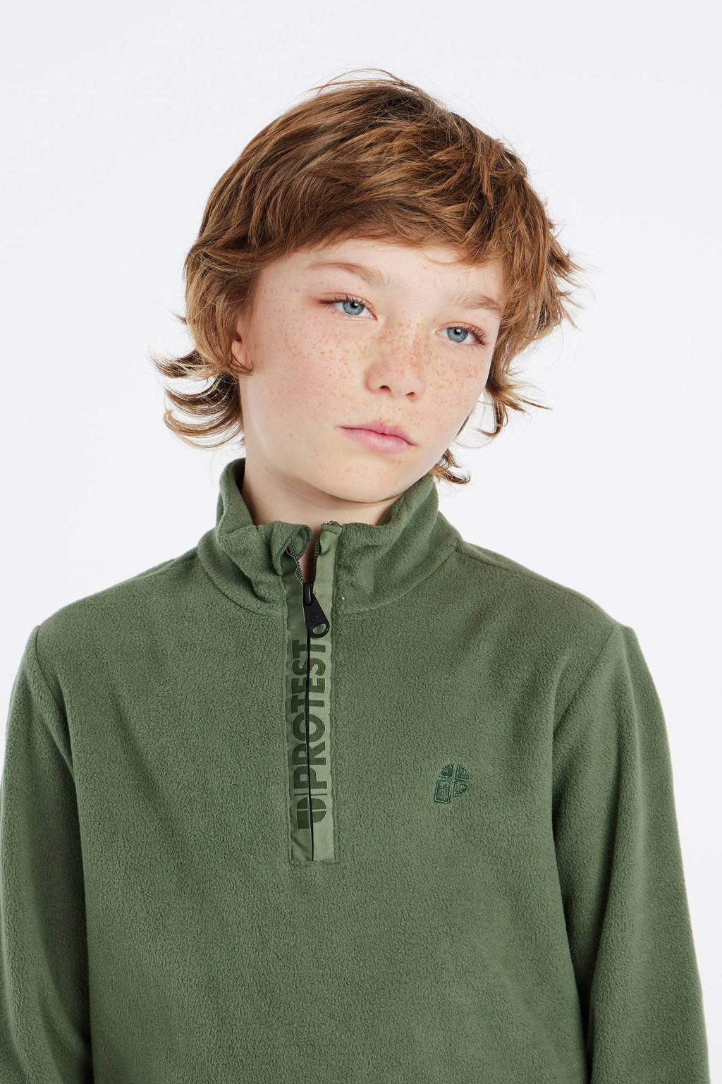 Protest fleece skipully Perfecty Jr olijfgroen