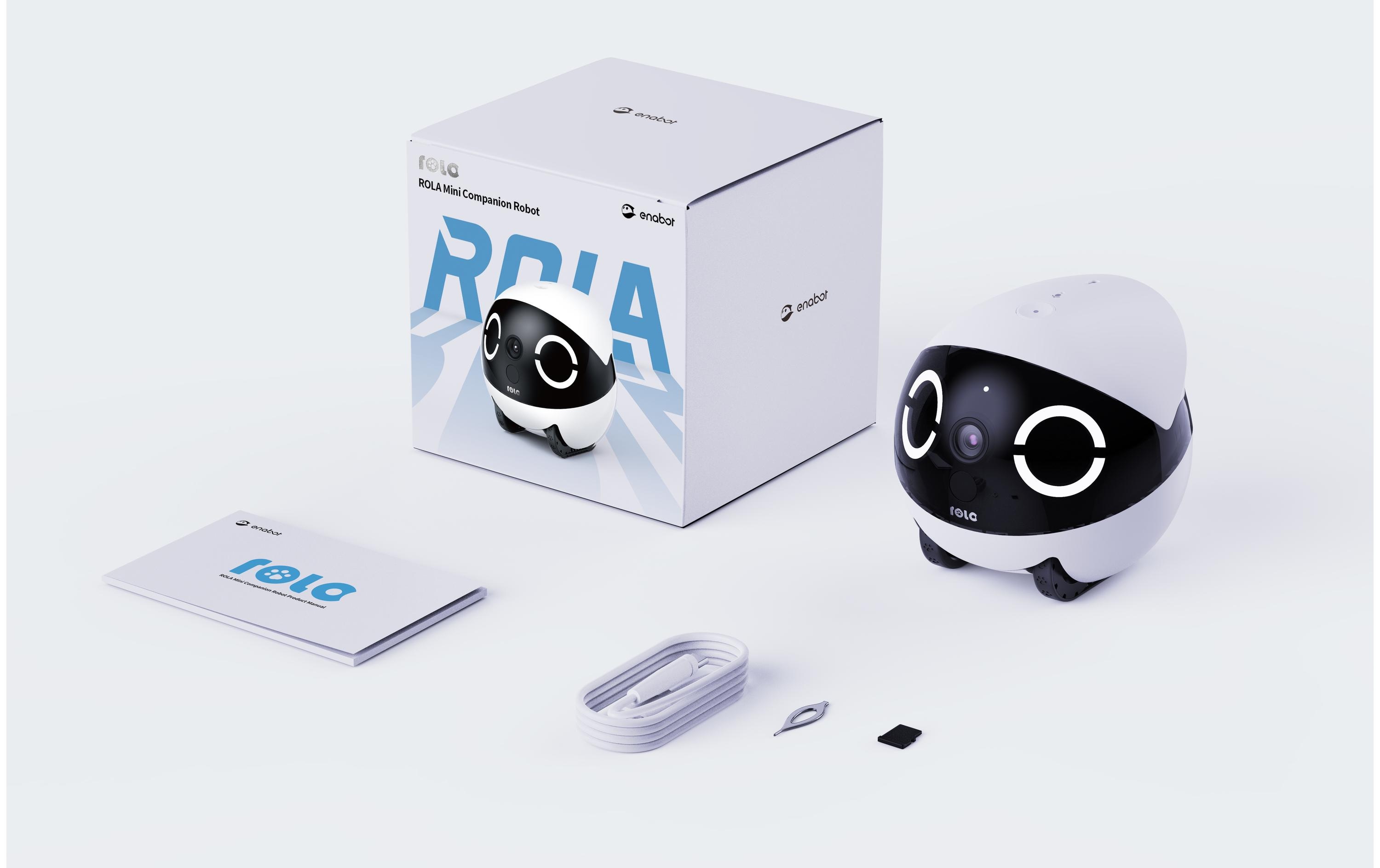 Rola Mini Pet Monitor 2k Cam<br>Kleine fahrbare Überwachungskamera