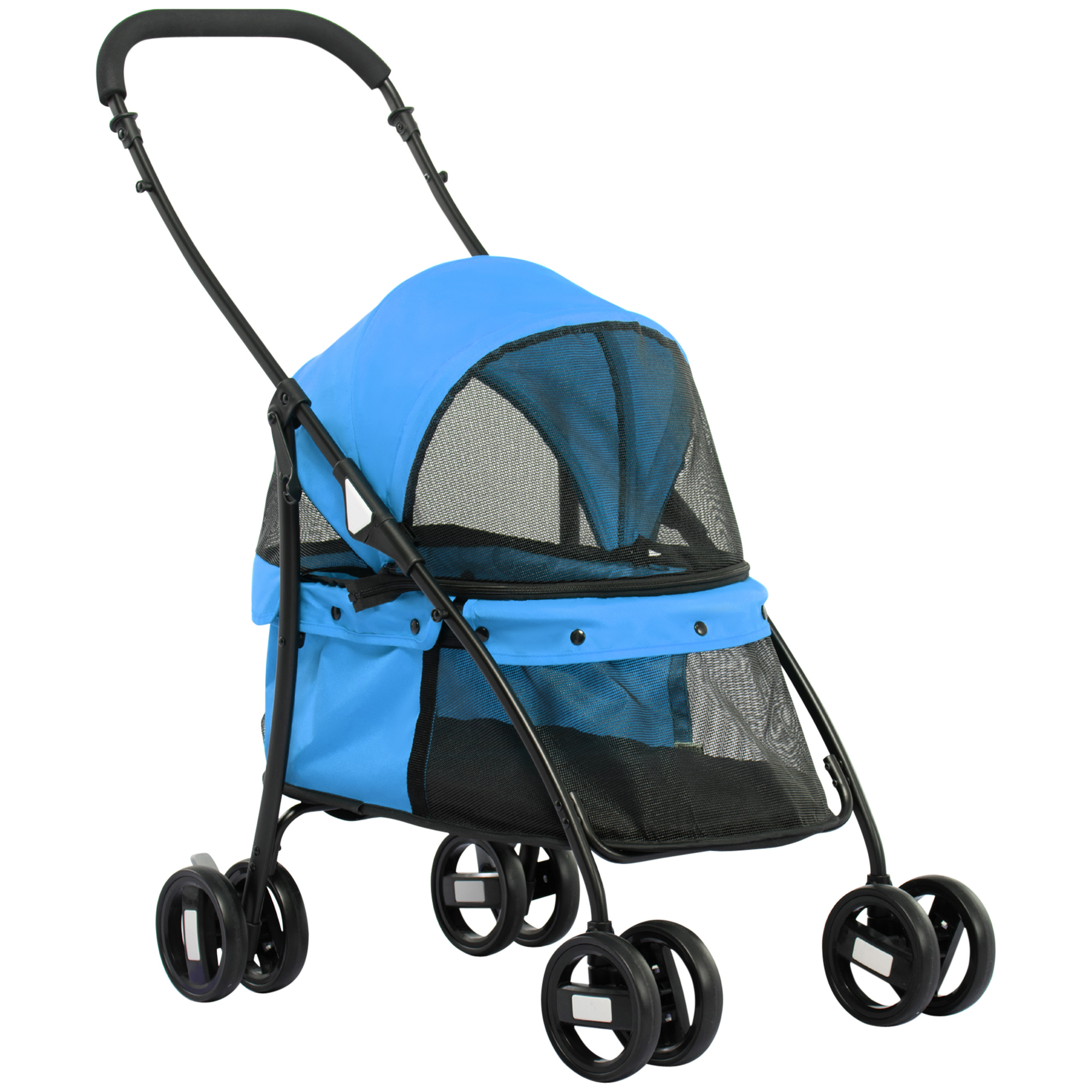 Carrinho para animais de estimação PawHut azul