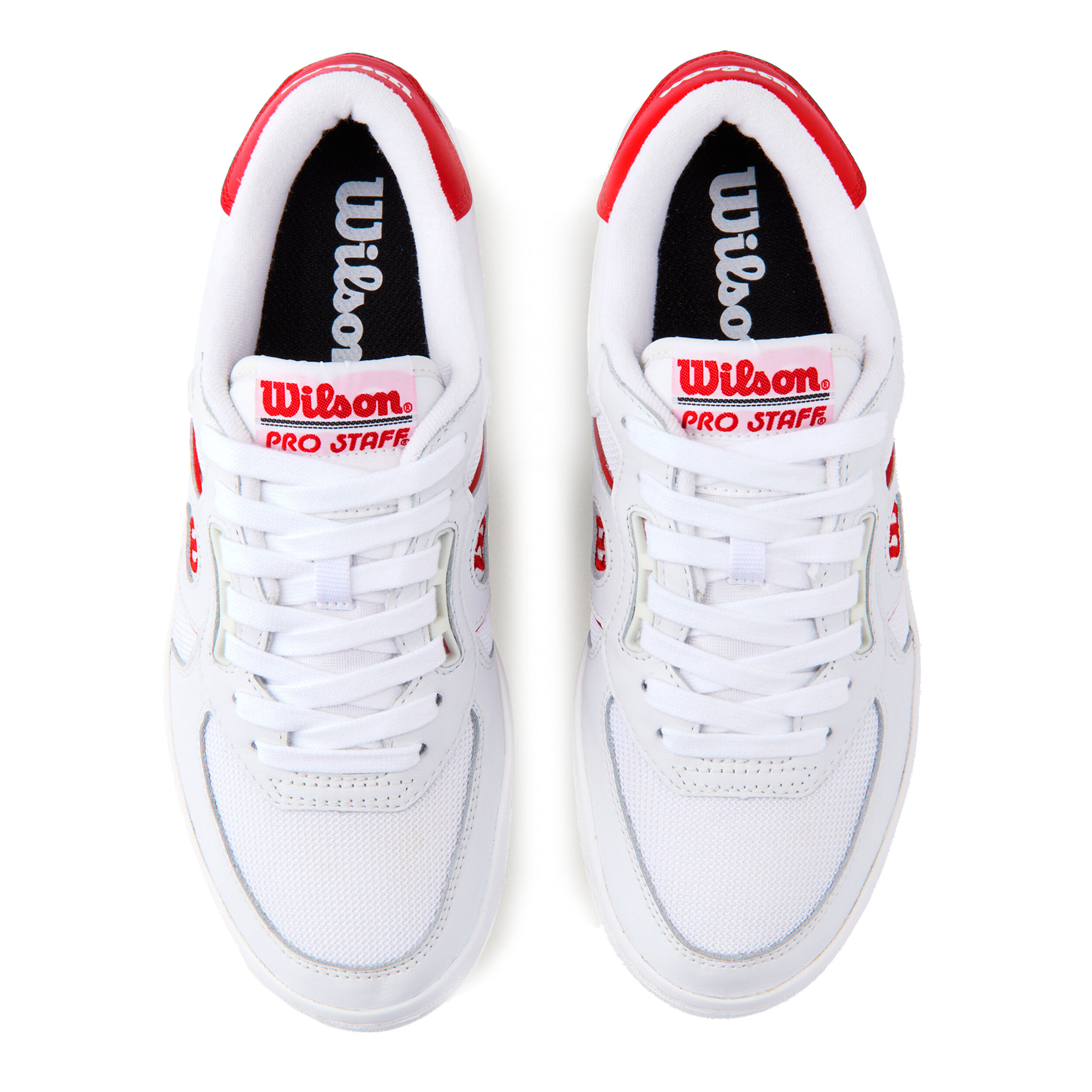 Wilson Pro Staff 87 Baskets Hommes - Blanc , Rouge