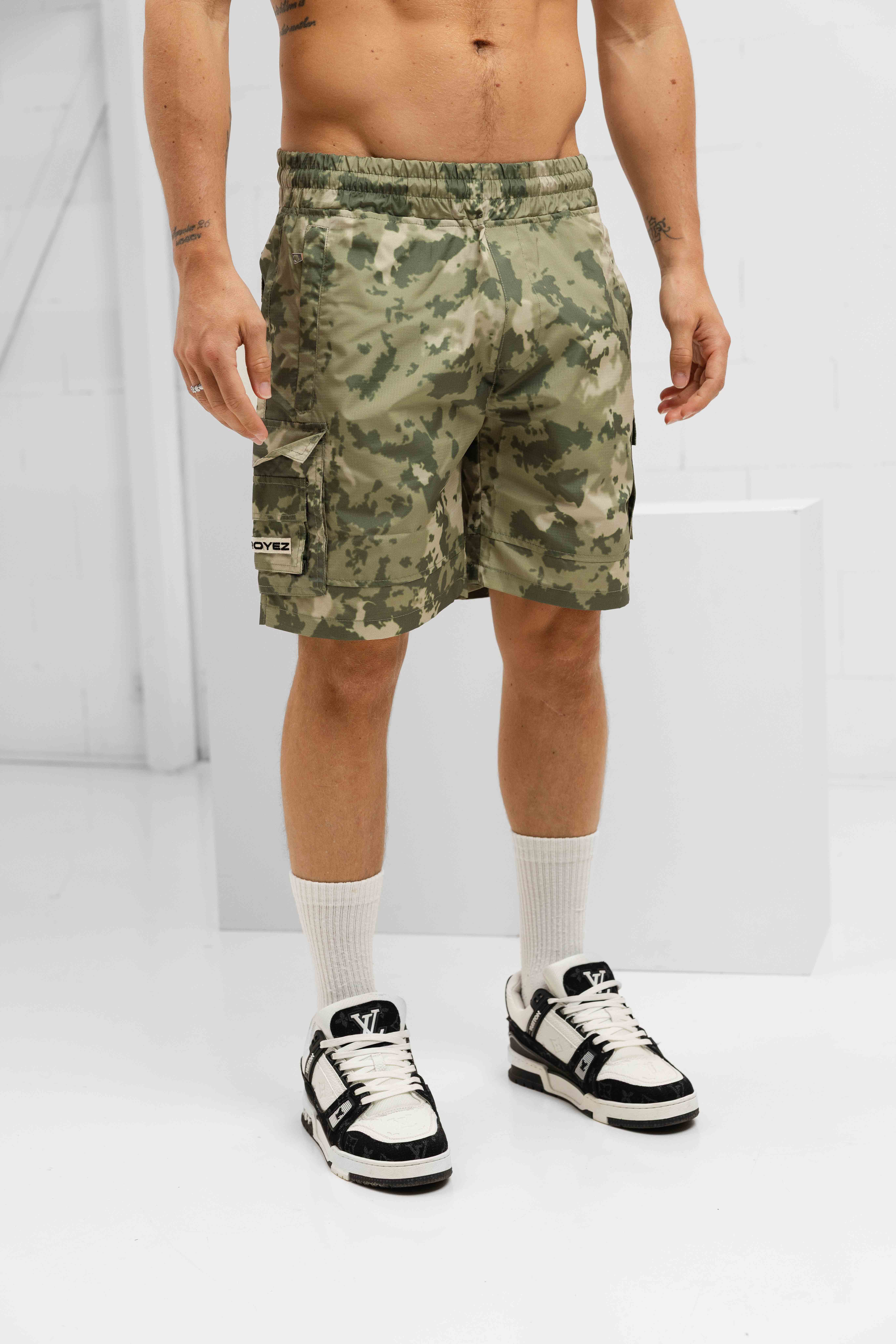 Croyez Parachute Ripstop Korte Broek Heren Groen