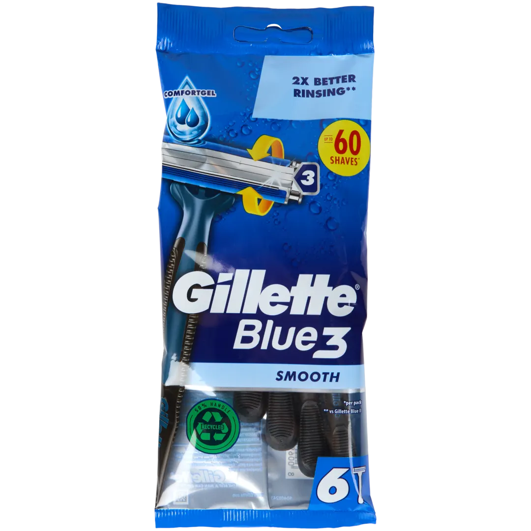 Rasoirs jetables Gillette Blue3 Smooth