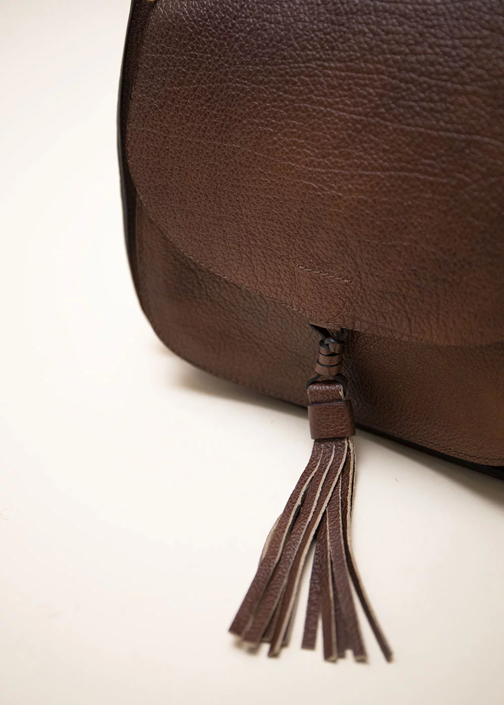 BESACE GABRIELA CUIR MARRON