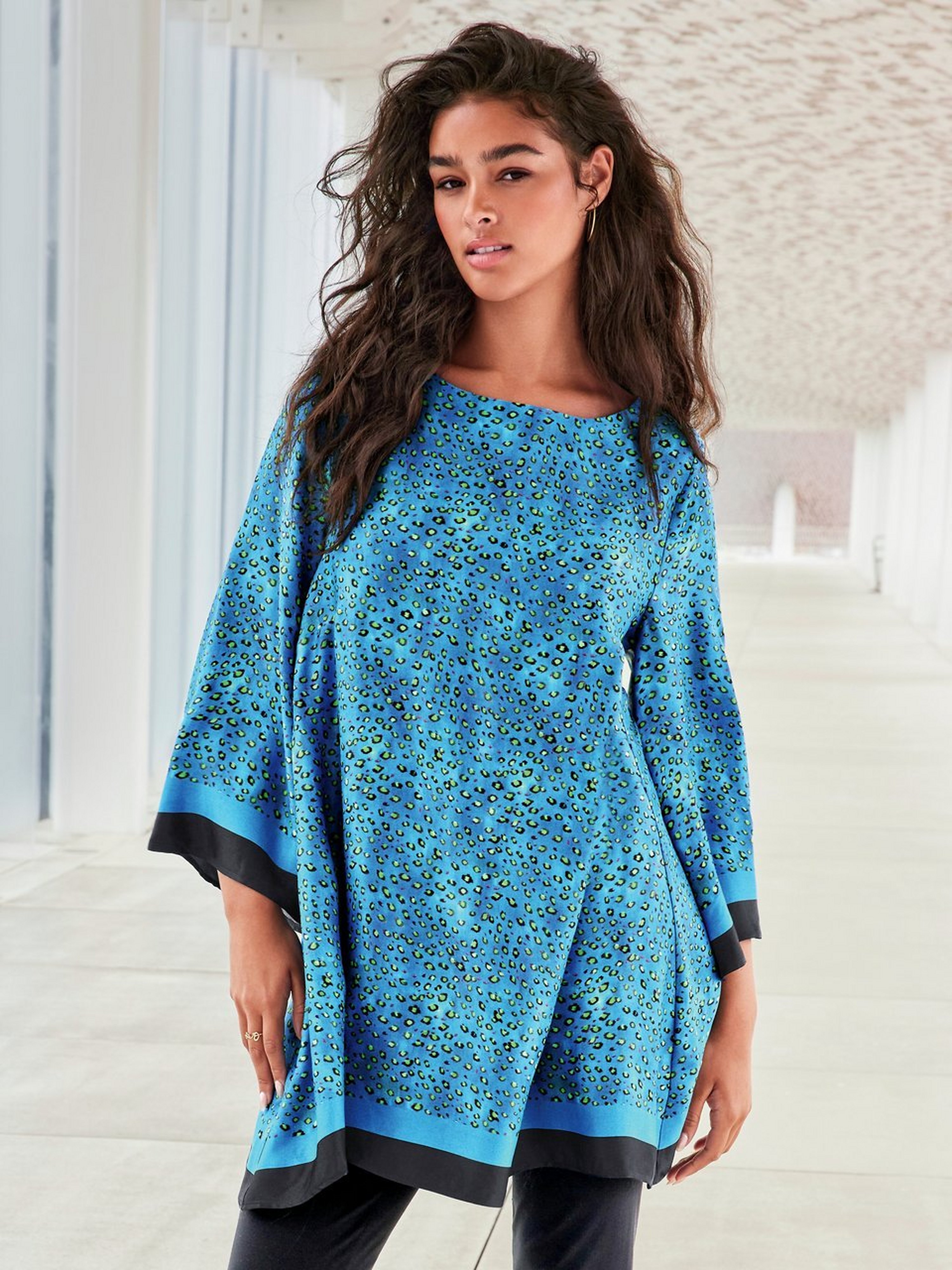 Bluse mit 3/4-Arm
