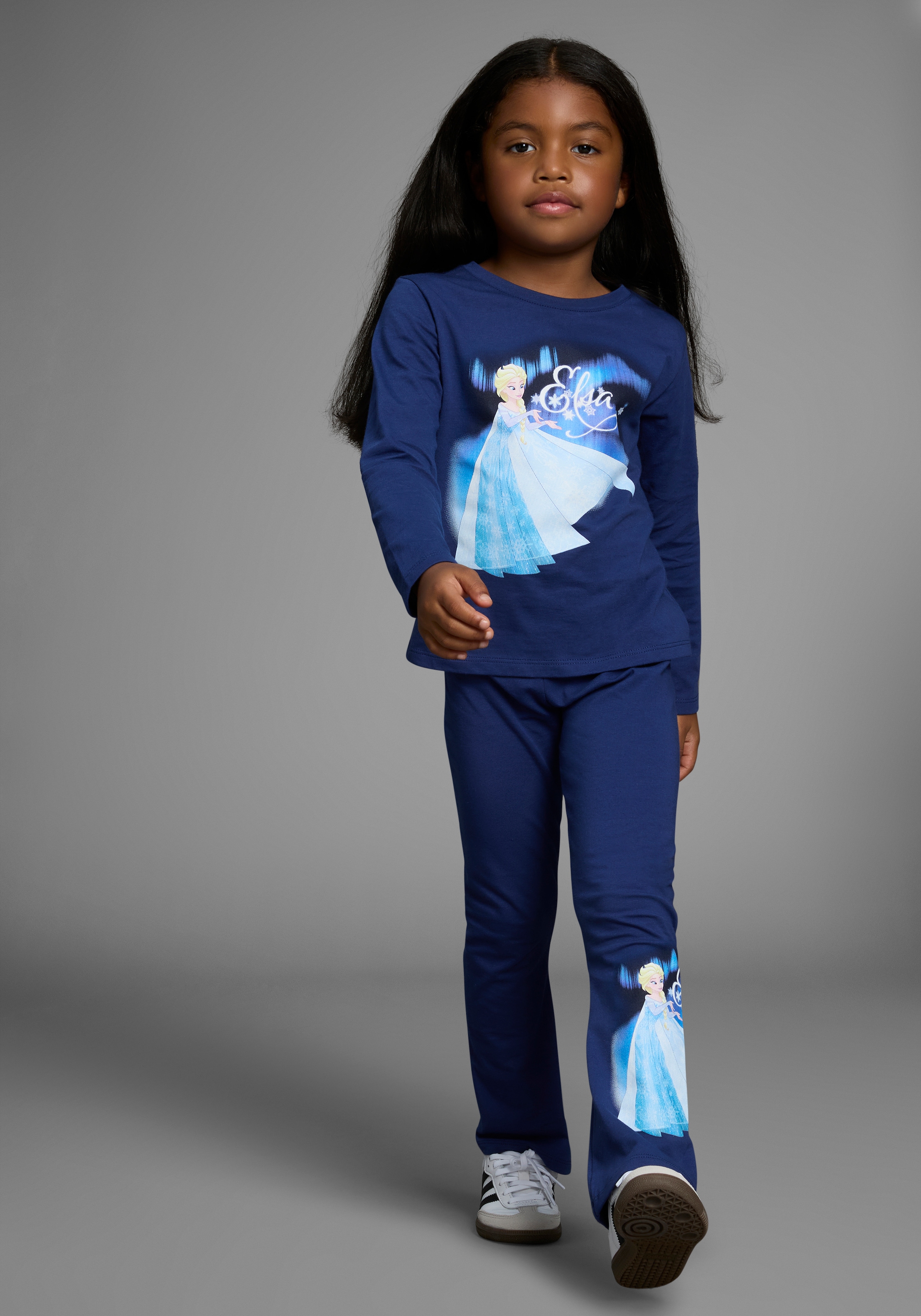 KIDSWORLD Langarmshirt & Leggings »Disney SET Frozen: ELSA«, 2 Stk. Disney ELSA Drucke