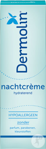 Dermolin Crème De Nuit Hydratante Sans Parfum 50ml