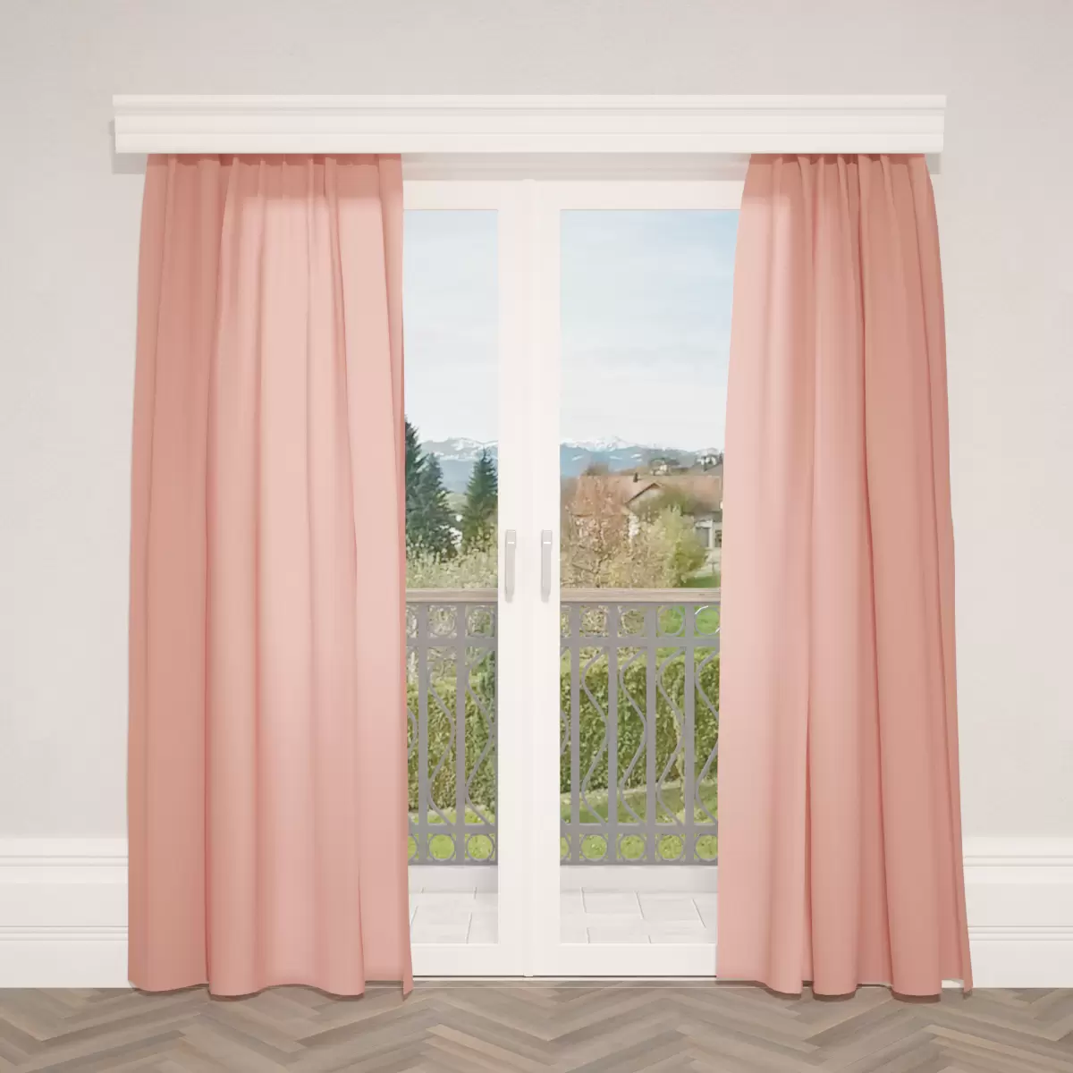 Nachtvorhang Mircrocrash Rosa