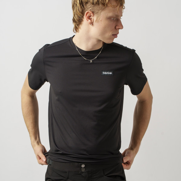 GripGrab EXPLR Technical T-shirt sort herre