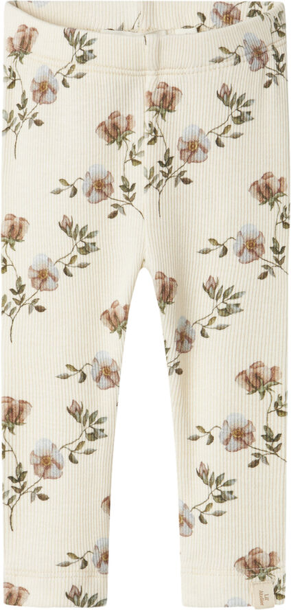 Lil' Atelier NBFGAVO ELF SLIM LEGGING LIL Turtledove/flowers