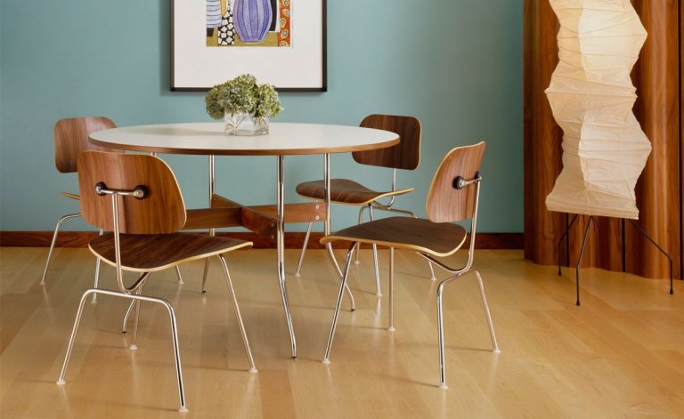 Vitra DCM stoel essen naturel