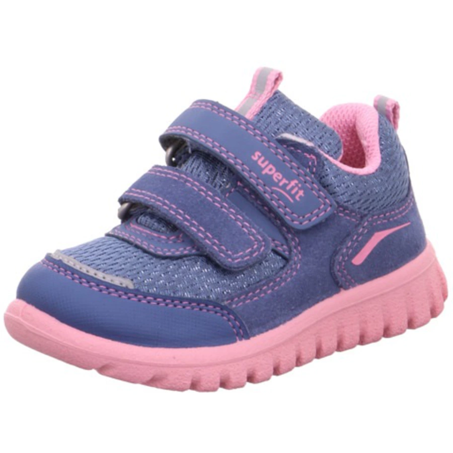 superfit Halbschuh Sport7 Mini blau  rosa