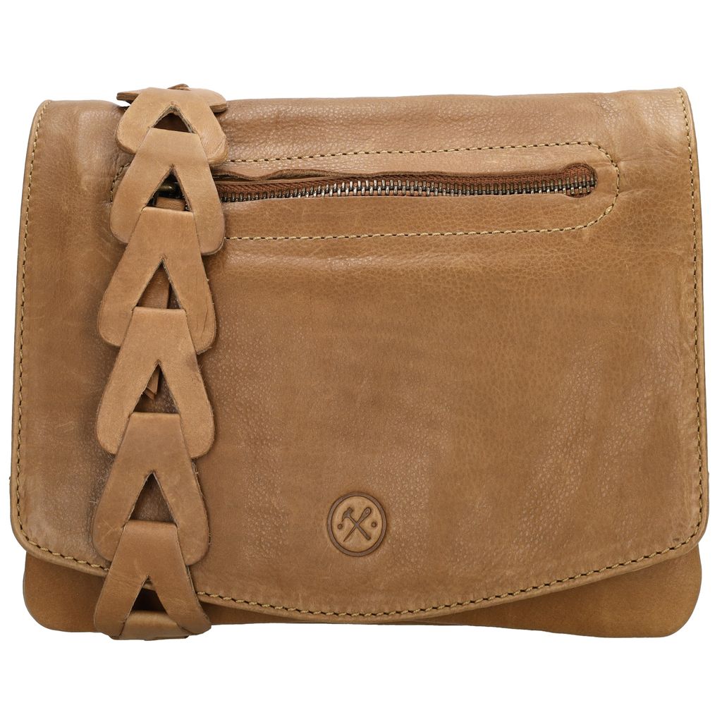 Hide & Stitches Daydreamer Schoudertas Overslag Cognac