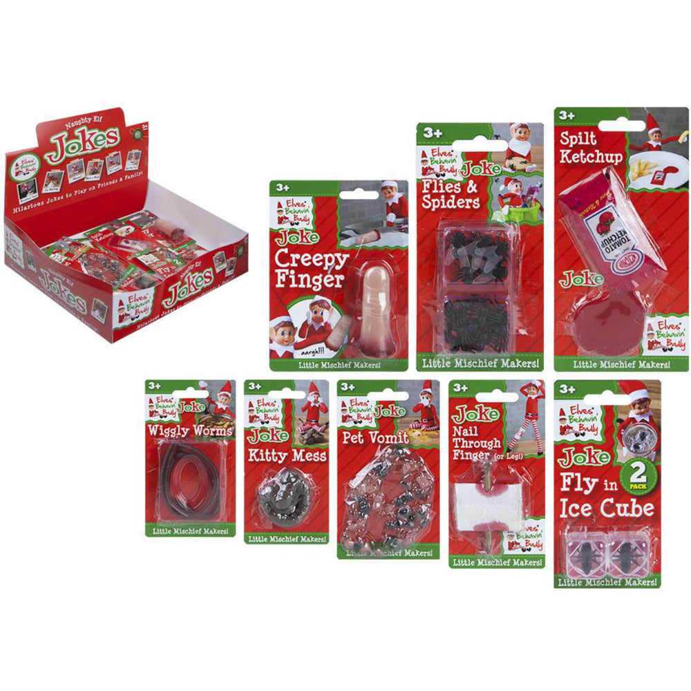 Køb Elves Behavin' Badley Naughty Elf Jokes 8 Asst. CDU