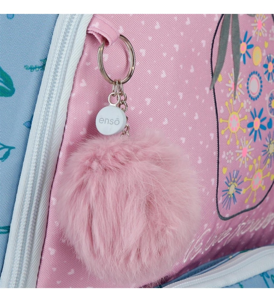 Mochila escolar Enso EnsoWe Love Flowers rosa