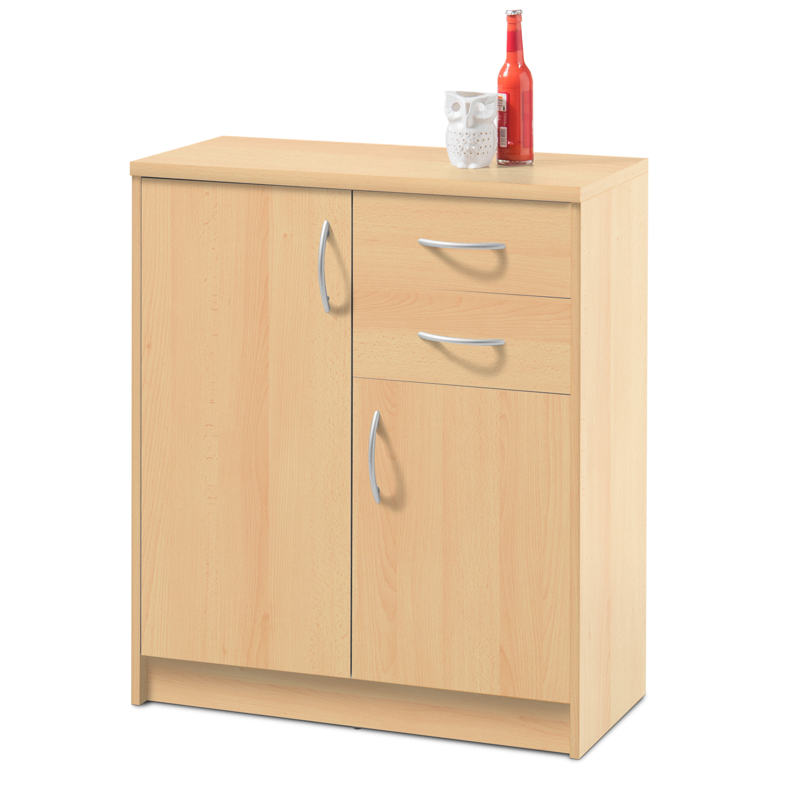 Kommode - Buche - 2 Schubkästen - 74 cm