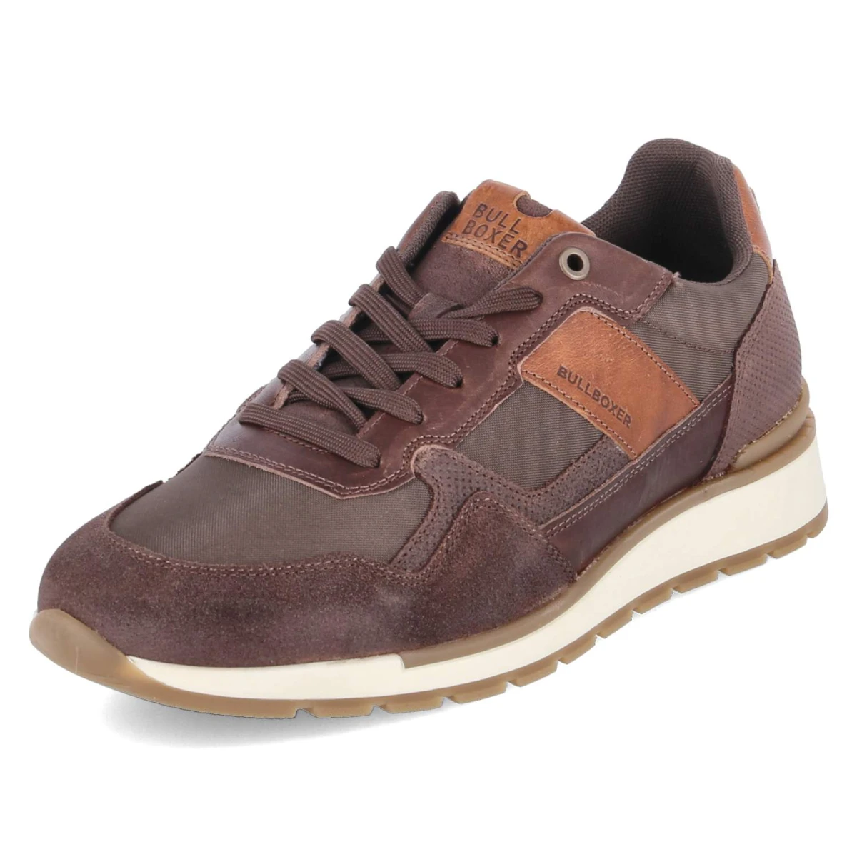 BullboxerLow Sneaker - Dark Brown-Cognac