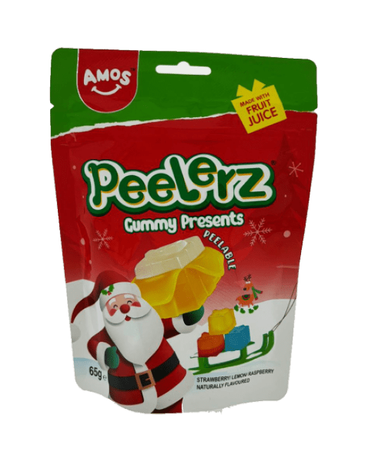 Amos Peelerz Gummy Kerstcadeaus 65g