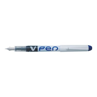 Pilot V Pen - 12 Stylos plume - bleu - 0,4 mm - pointe moyenne