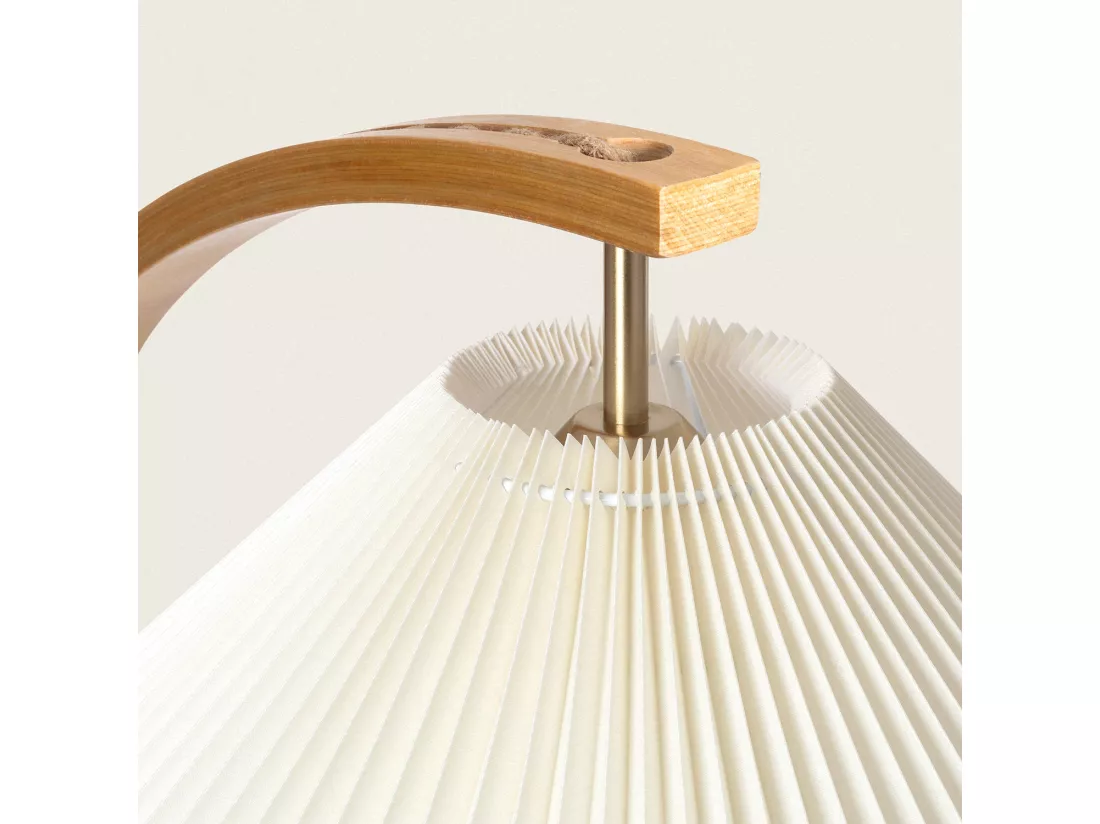 Lampadaire Bois Luanda Noir