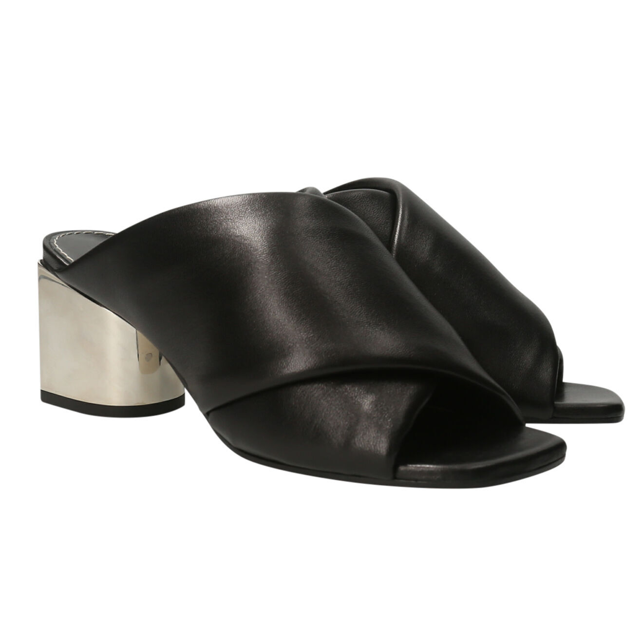 Proenza Schouler Mules en Cuir noires Talon 6 cm