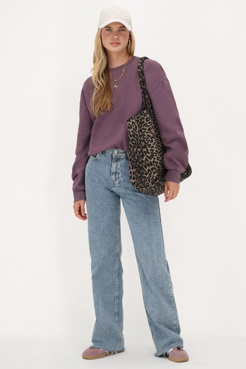 Paarse sweater 