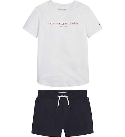 Tommy Hilfiger S?t - T-shirt/Shorts - Essential - Desert Sky
