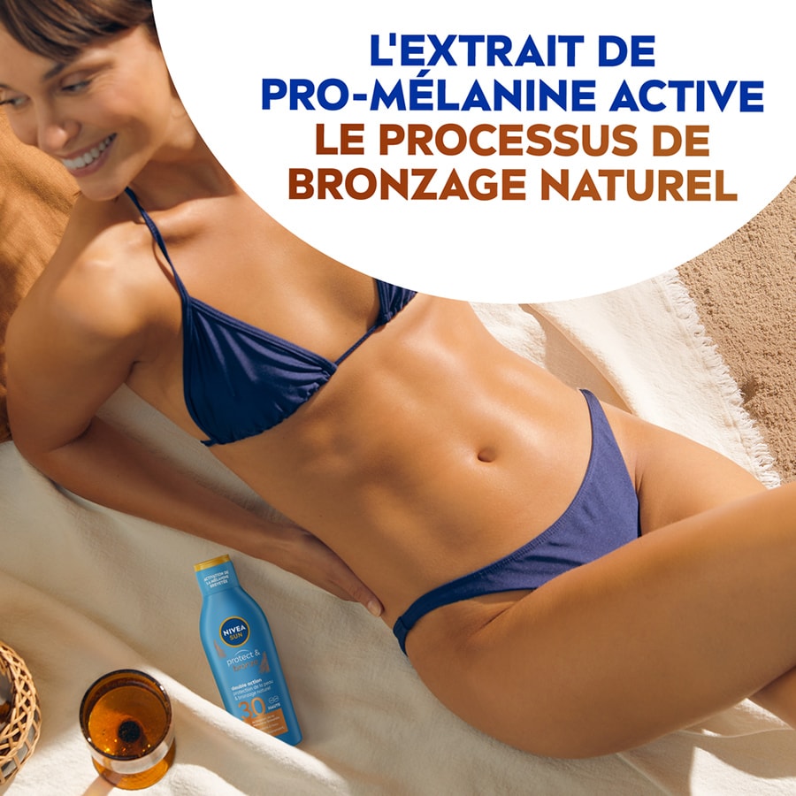 Lait solaire SPF30 - Protect & Bronze - Corps  - 200 ml