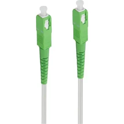 Câbles réseau Accsup CABLE FIBRE OPTIQUE POUR BOX INTERNET (BOUYGUES / SFR / ORANGE) 3M BLANC