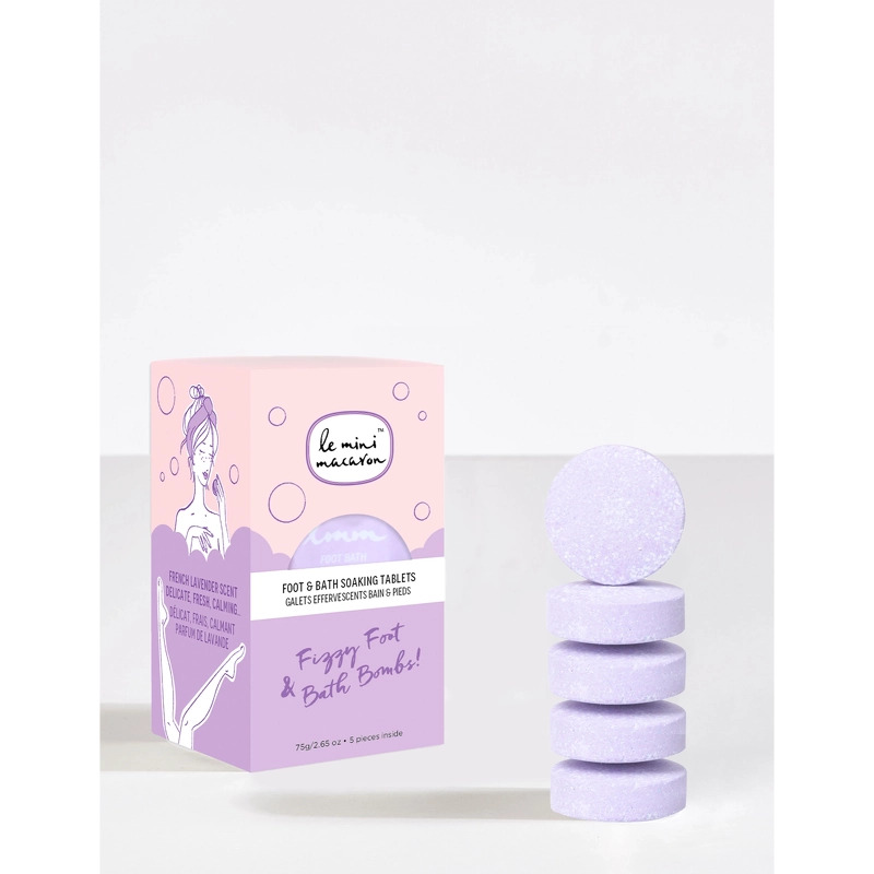 Le Mini Macaron Fizzy Foot 5 Pieces