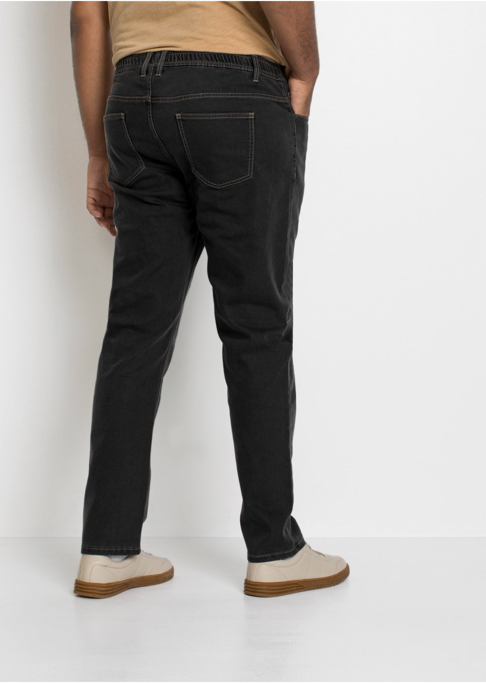 Lot de 2 jeans thermo Regular Fit à taille extensible, Straight
