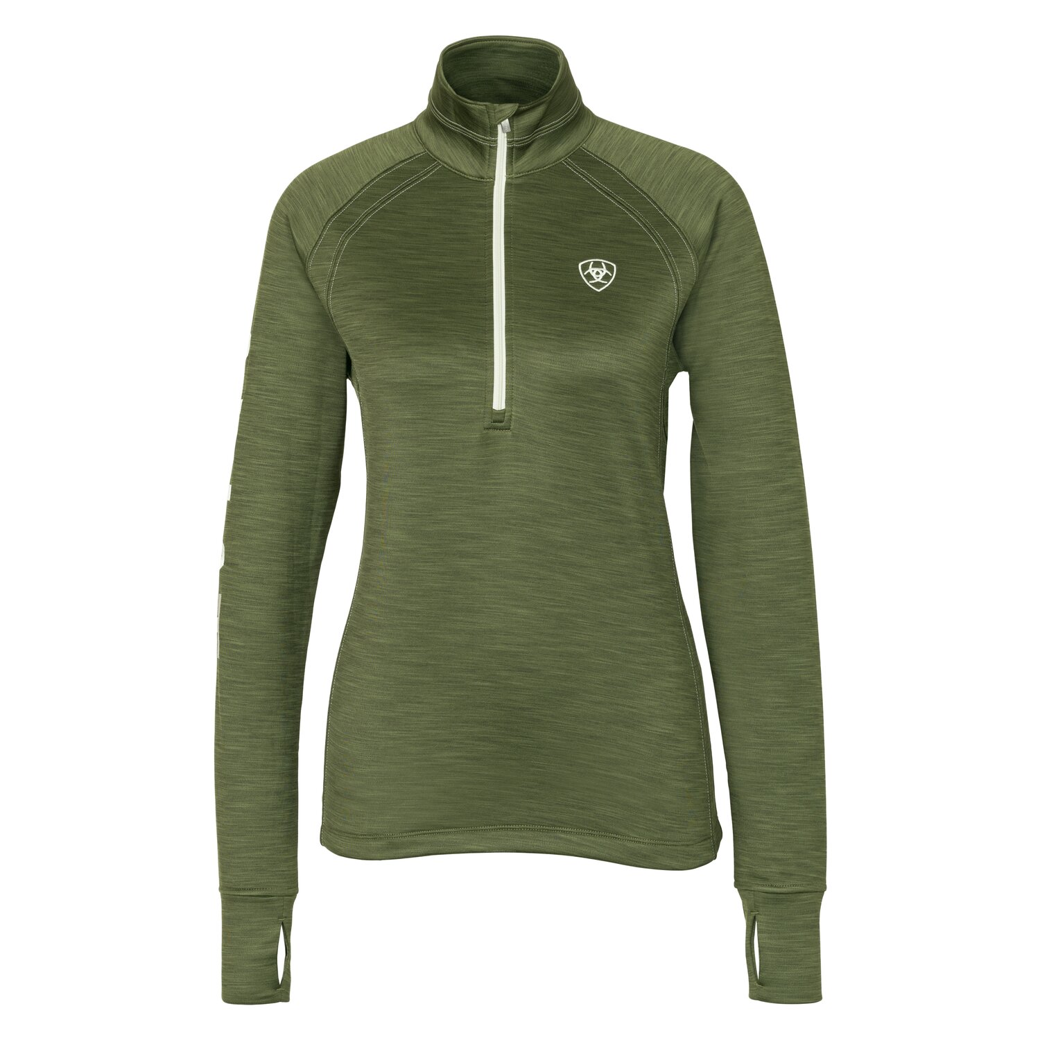 ARIAT Sweatshirt Tek Team 1/2 Zip - winter moss