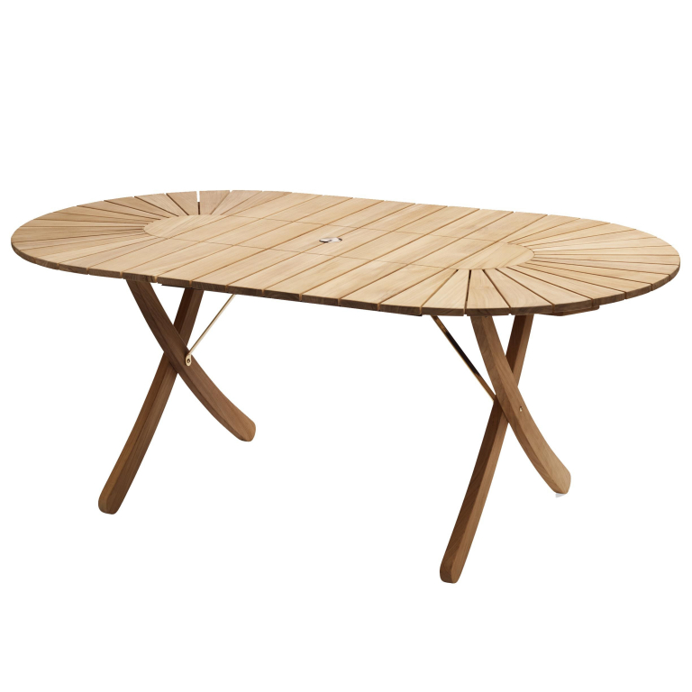 Fritz Hansen Selandia tuintafel 100x180 ovaal