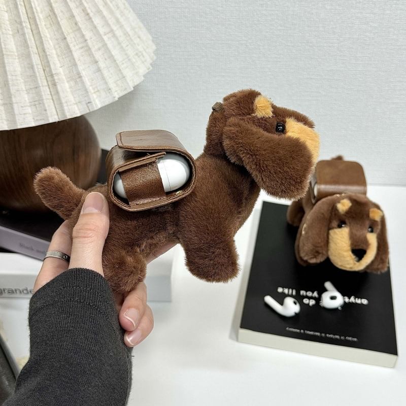 Edgin - Hond Pluche AirPods / Pro Oordopjeshoesje