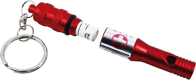 CAO - SIFFLET DE SECOURS AVEC CAPUCHON