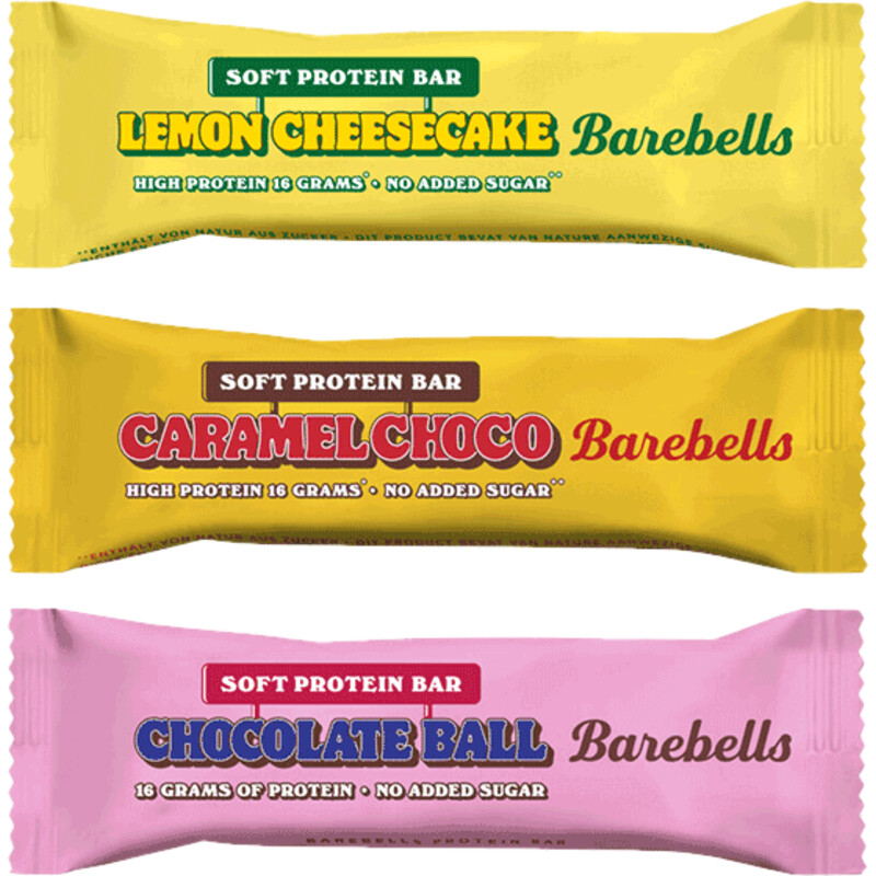 Barebells proteïnerepen combi pakket soft