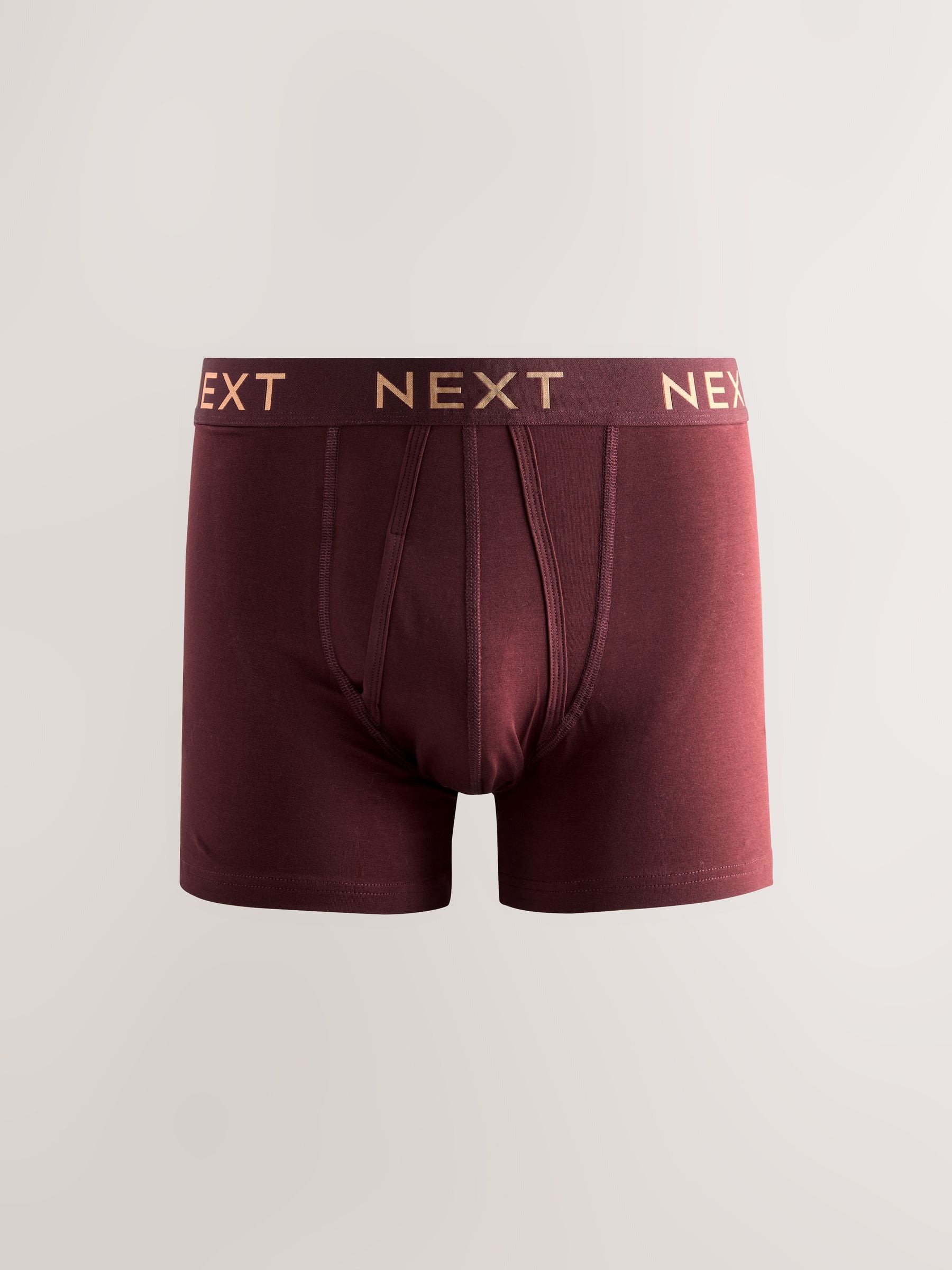 Rood - Verpakking van 10 - Boxershorts met A-voorkant