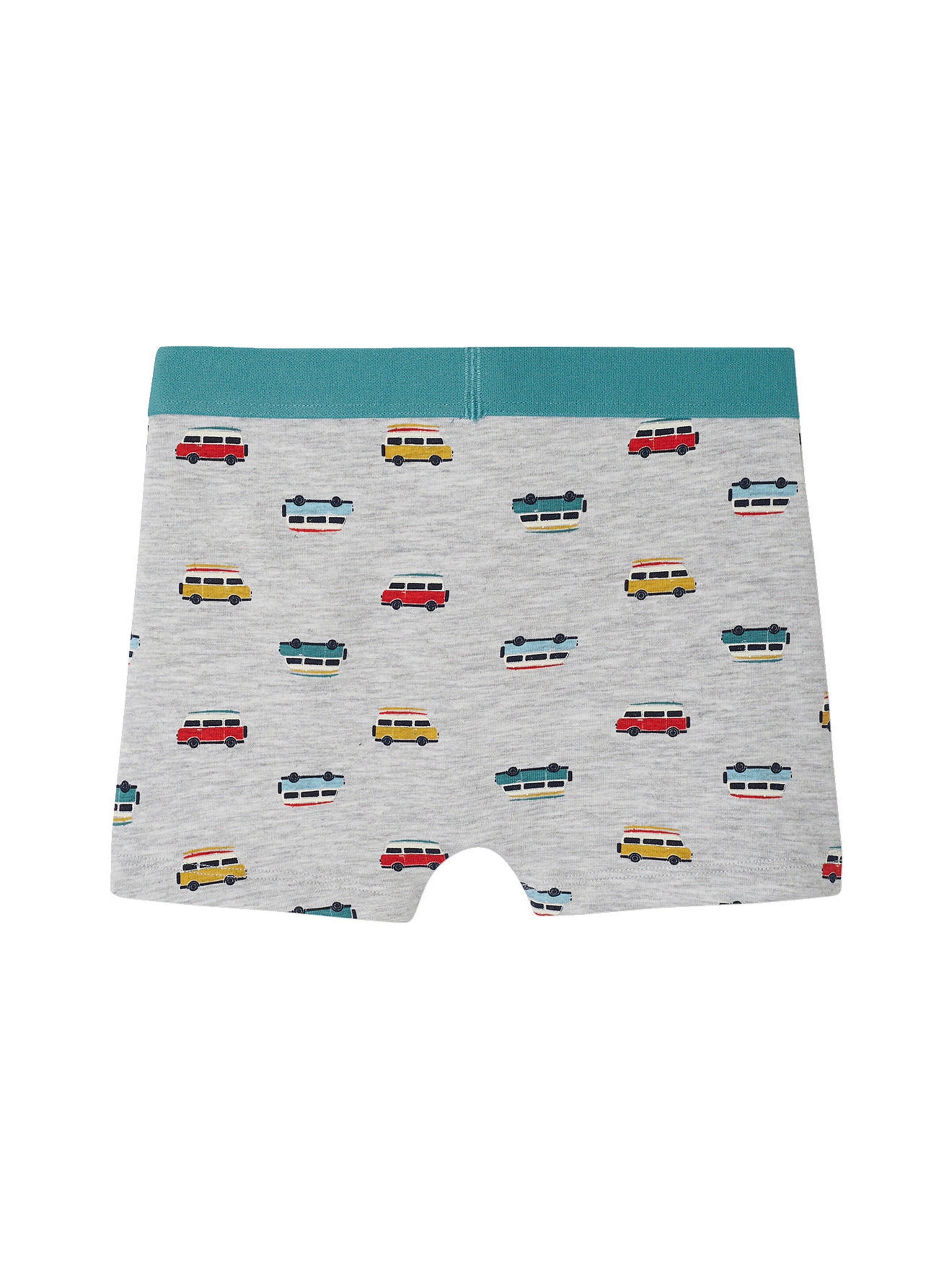 Vertbaudet 4er-Pack Jungen Boxershorts mit Bio-Baumwolle aqua