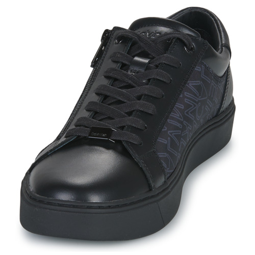 Calvin Klein Jeans - LOW TOP LACE UP W/ZIP MONO - Noir