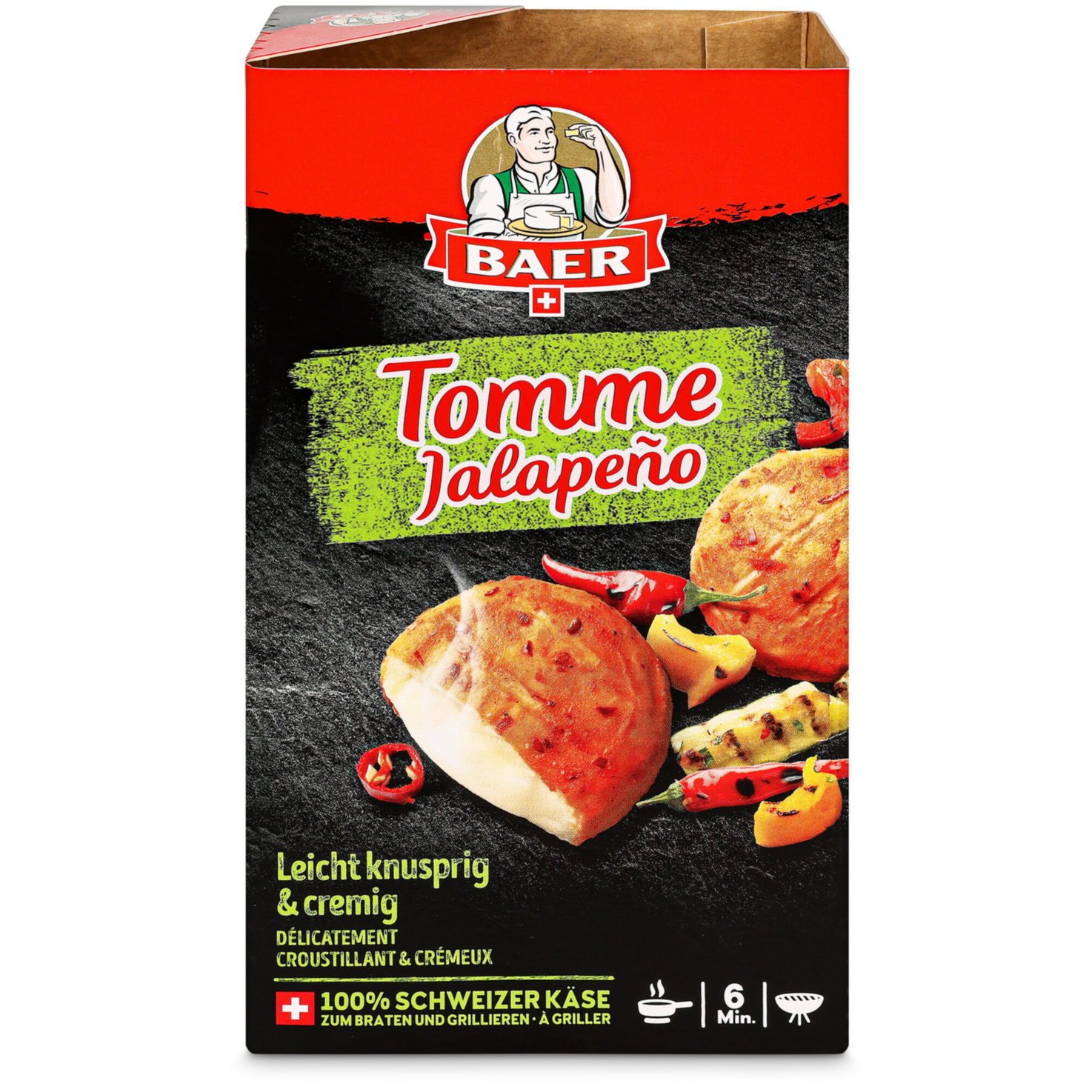 Baer Happily Tomme Jalapeño 4x50g -