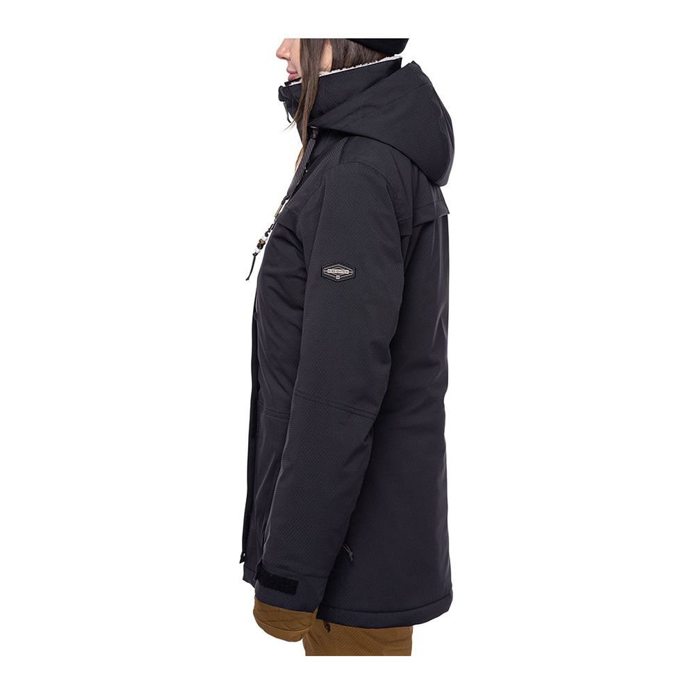 686 SPIRIT - Veste ski Femme black geo jacquard