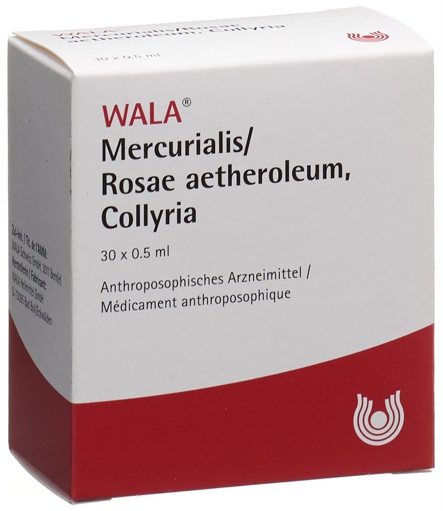 WALA Mercurialis/Rosae aetheroleum<br>30 × 0.5 ml, Monodosis, Augentropfen, Lösung