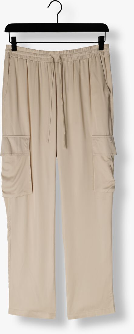 beige resort finest cargobroeken satin cargo pants