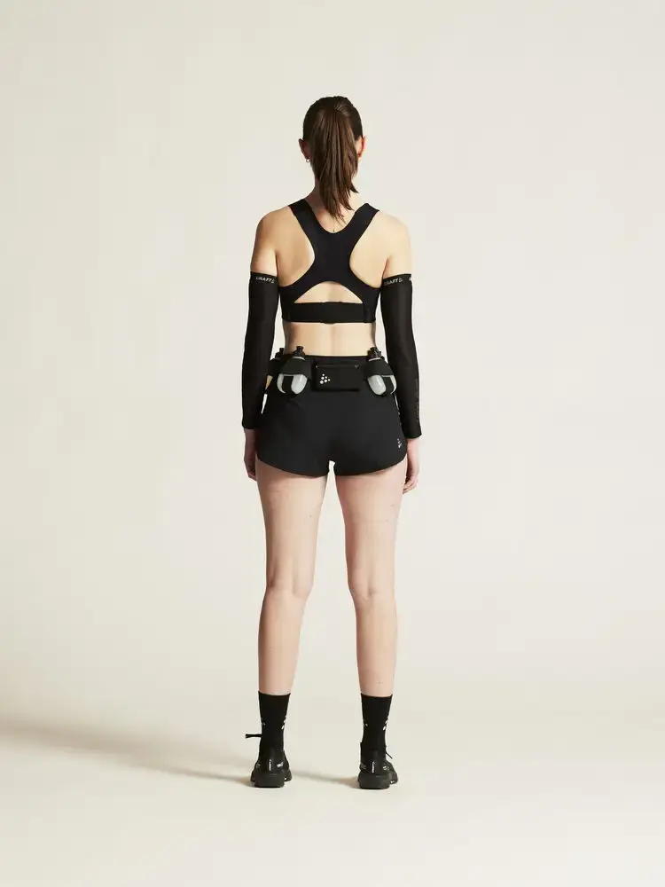 Craft ADV Essence 2 Hardloopbroek Kort Zwart Dames